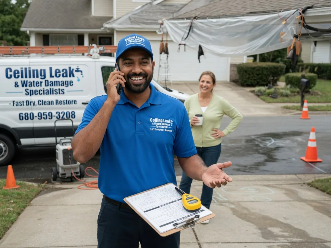 Ceiling Leak Cleanup Pollock, SD FAQs